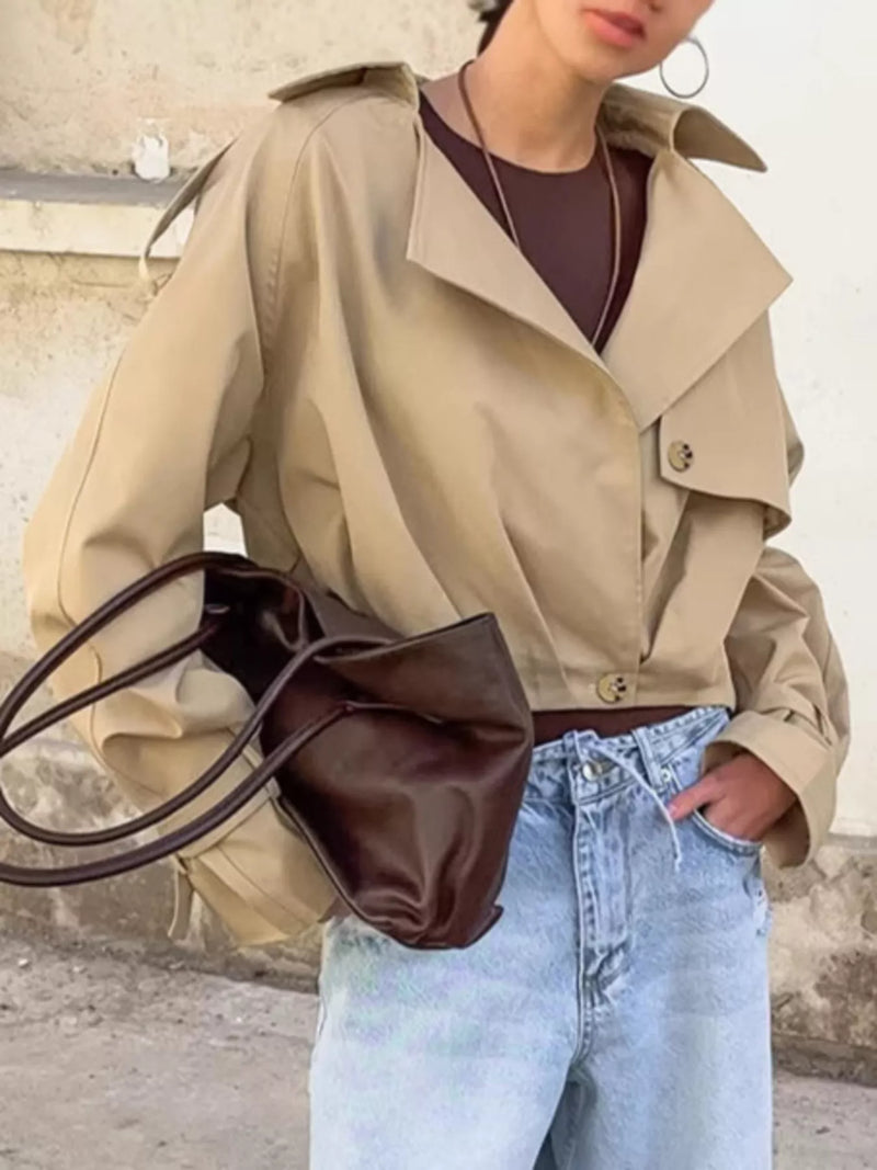 Asymmetrisk trenchcoat