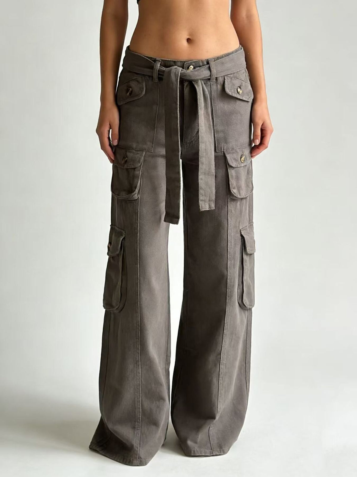 Vida jeans med löstagbart skärp