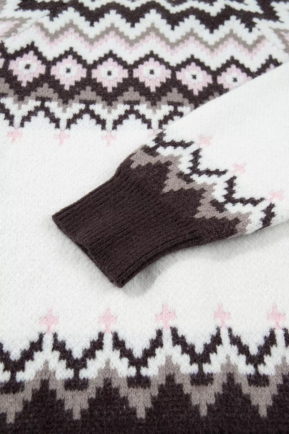 Geometriskt mönstrad cardigan – bild 12