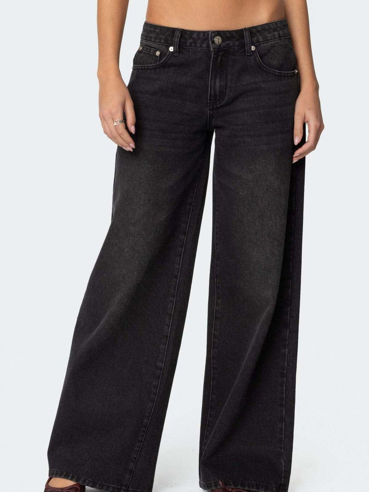 Golvlånga jeans – bild 8
