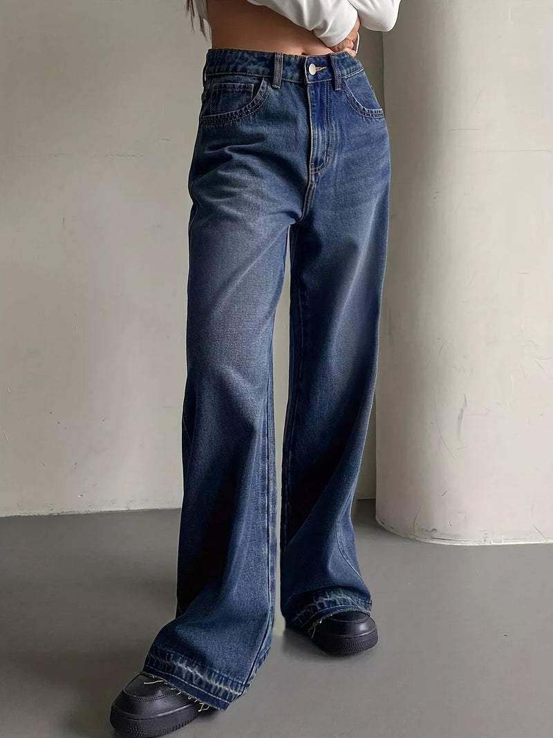 Vida jeans med klassisk tvätt
