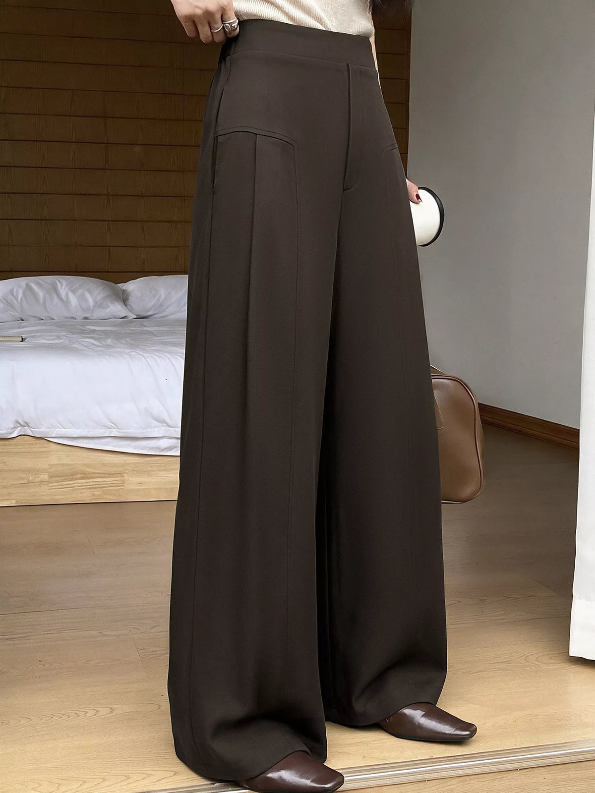 Vida byxor med hög midja – bild 4