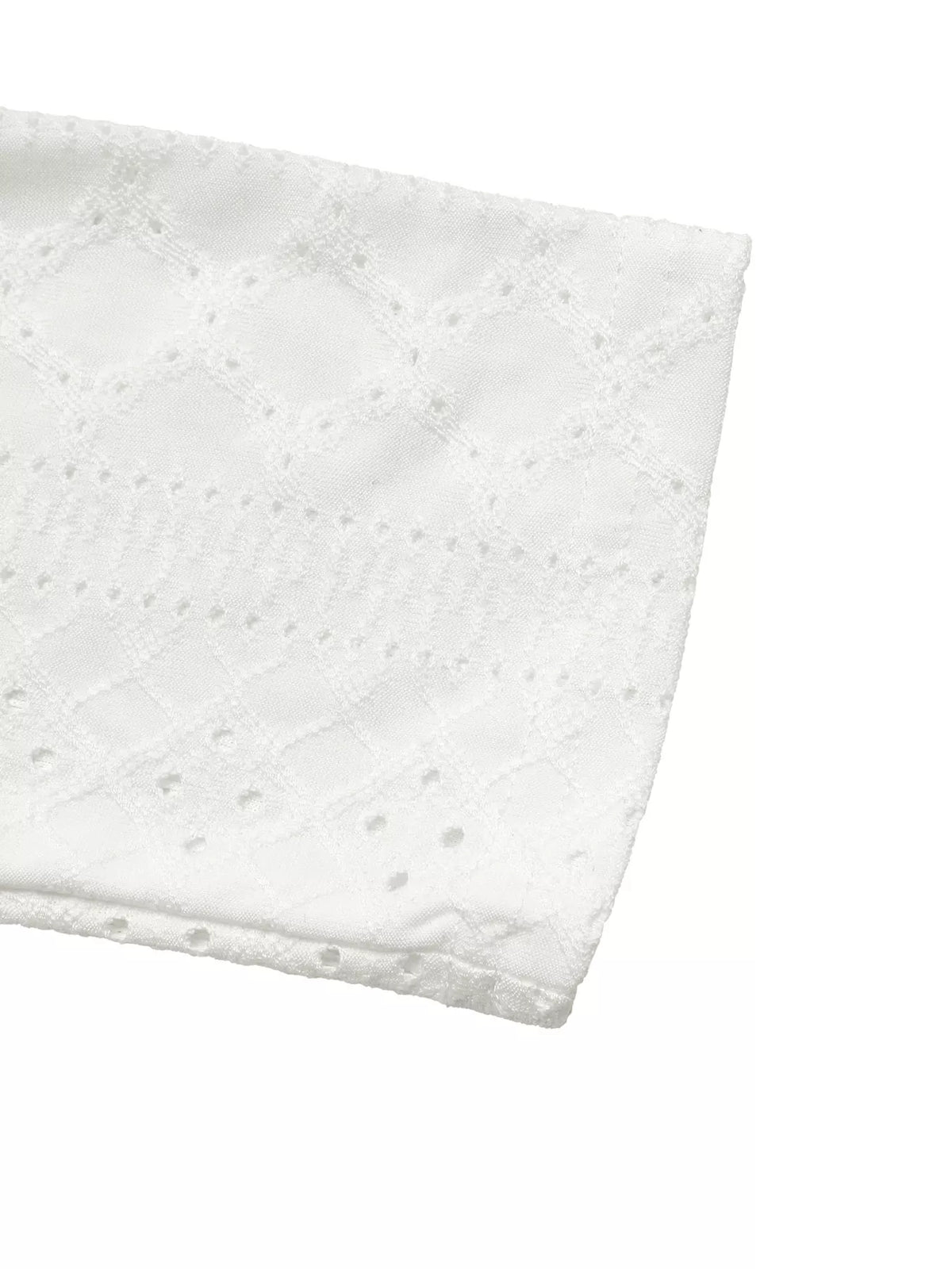 V-ringad t-shirt i broderi anglaise – bild 10