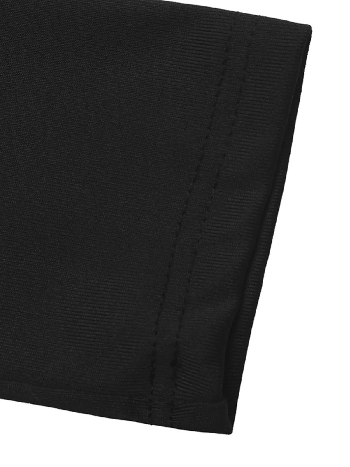 Slimmad enaxlad t-shirt med spetskant – bild 7