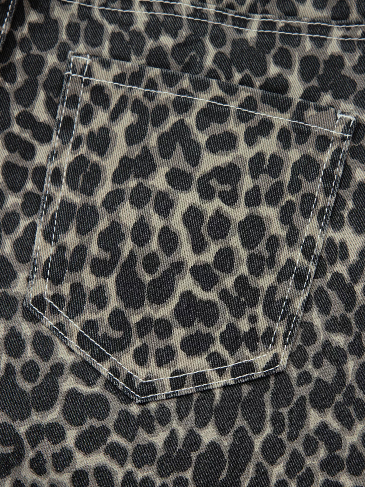 Leopardmönstrade jeans – bild 9