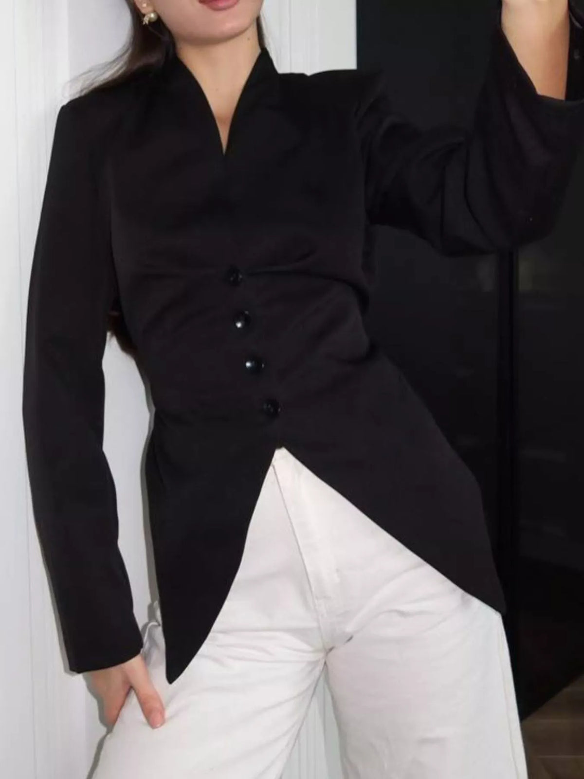 Asymmetrisk blazer – bild 10
