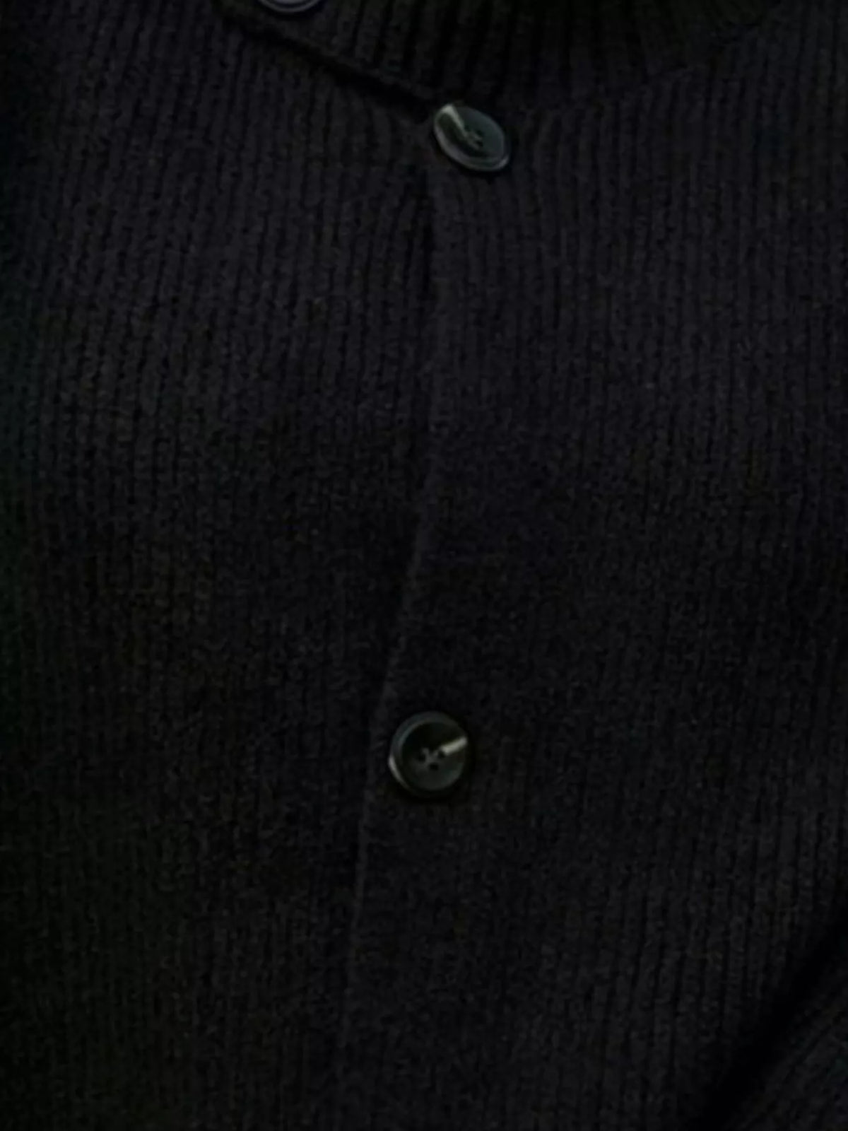Ribbad cardigan med hög halsringning – bild 10
