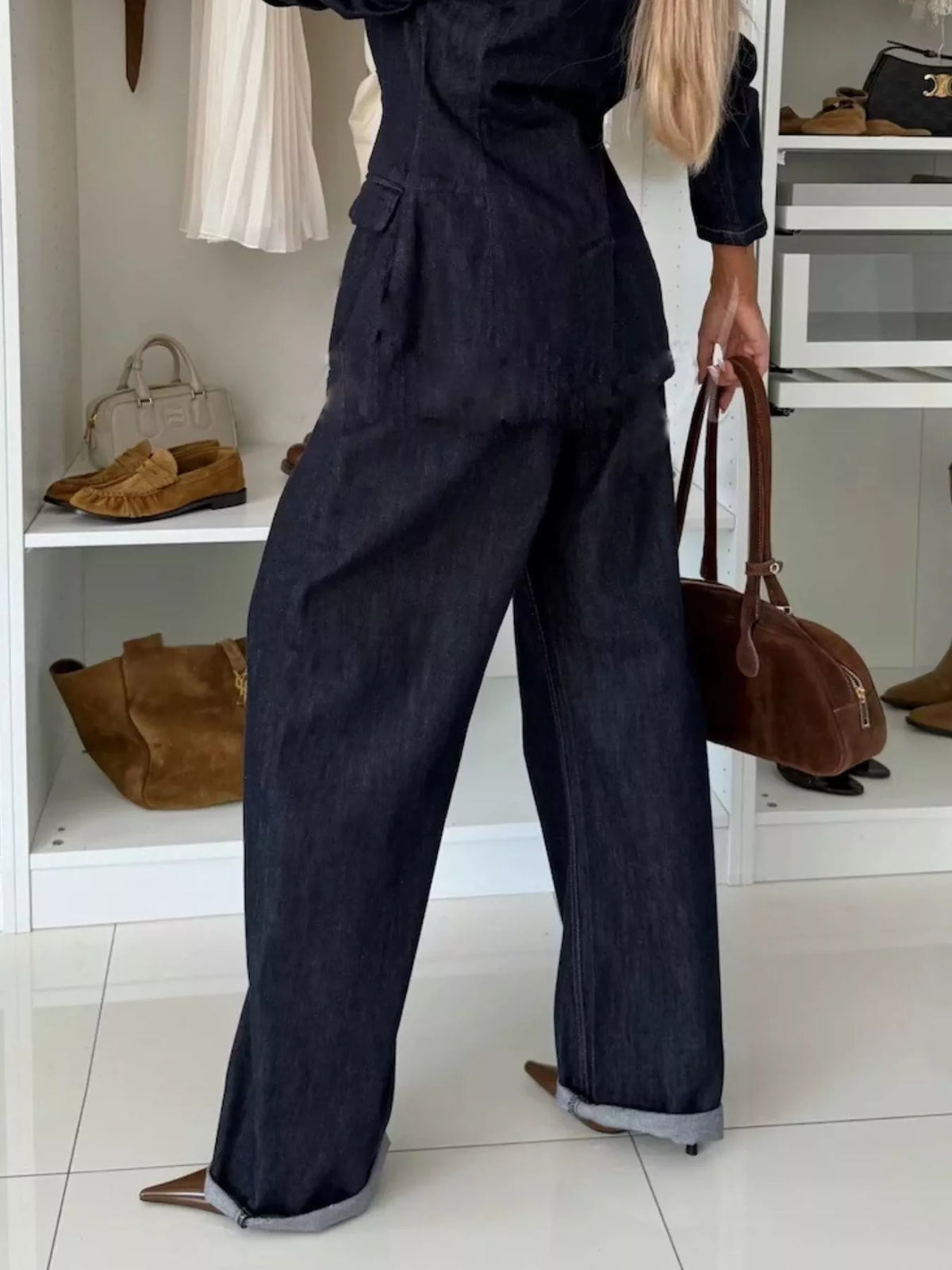 Vida jeans med hög midja – bild 4