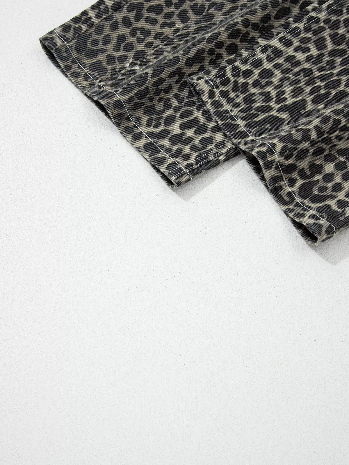Leopardmönstrade jeans – bild 10