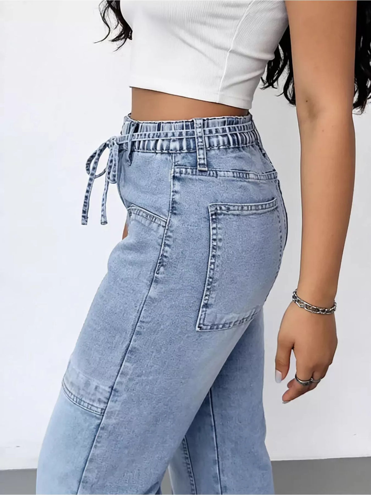 Vida jeans med lockfickor – bild 2