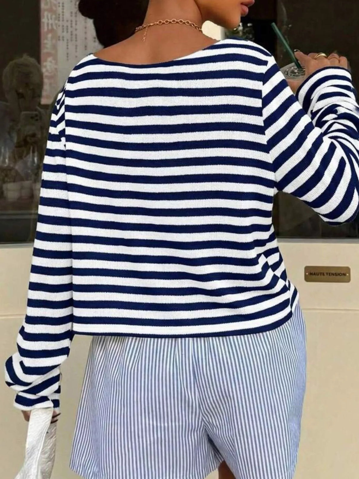 Randig båtringad t-shirt – bild 12