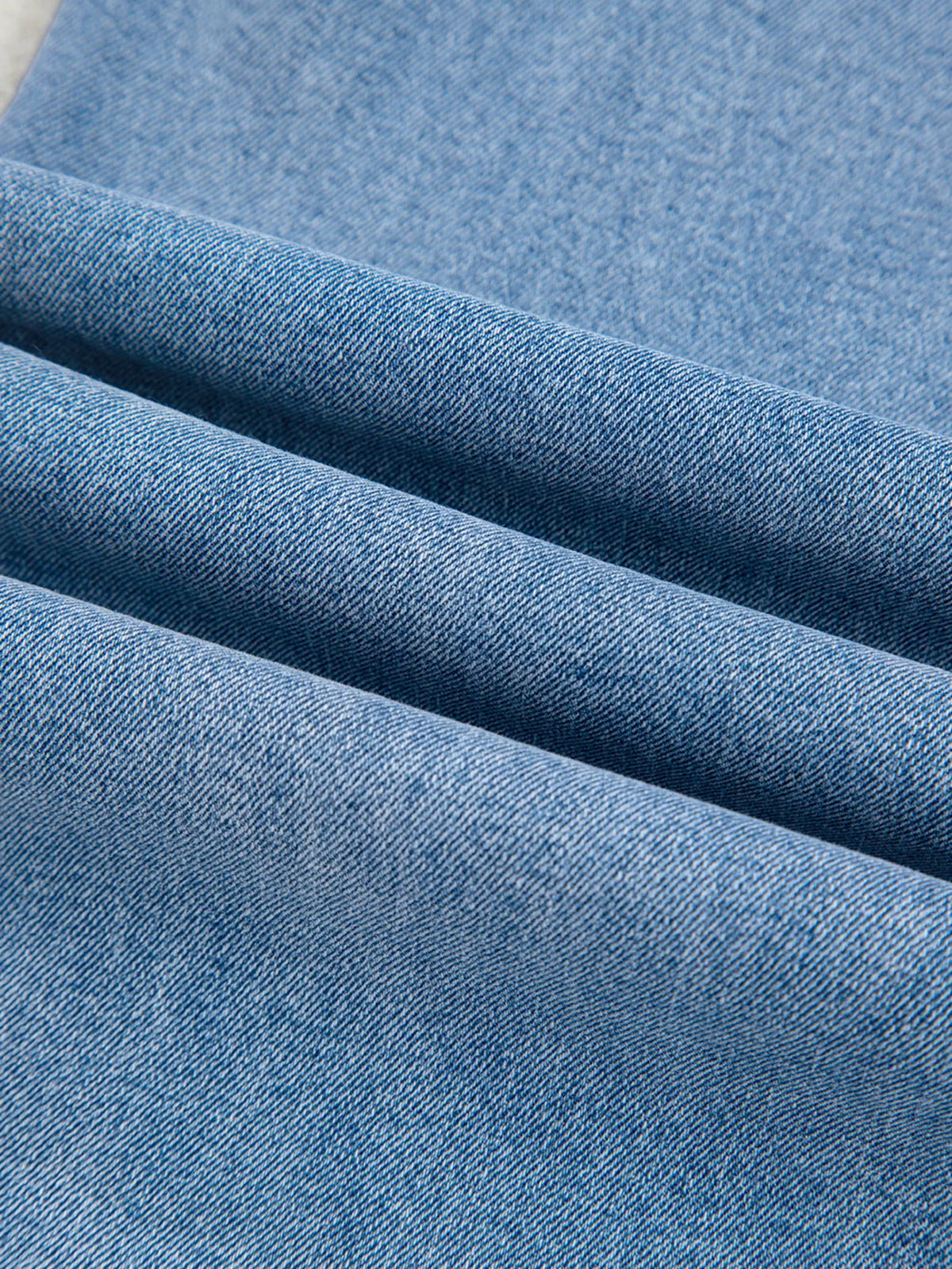 Vida jeans med hög midja och skärp – bild 9