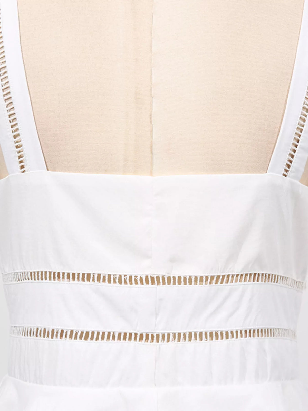 Broderad midiklänning i broderi anglaise – bild 10