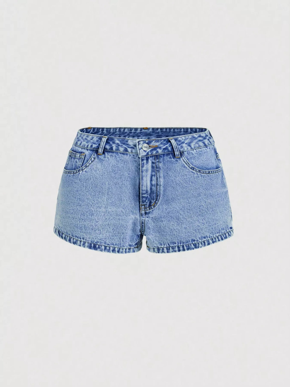 Broderade shorts med körsbärsmotiv – bild 4
