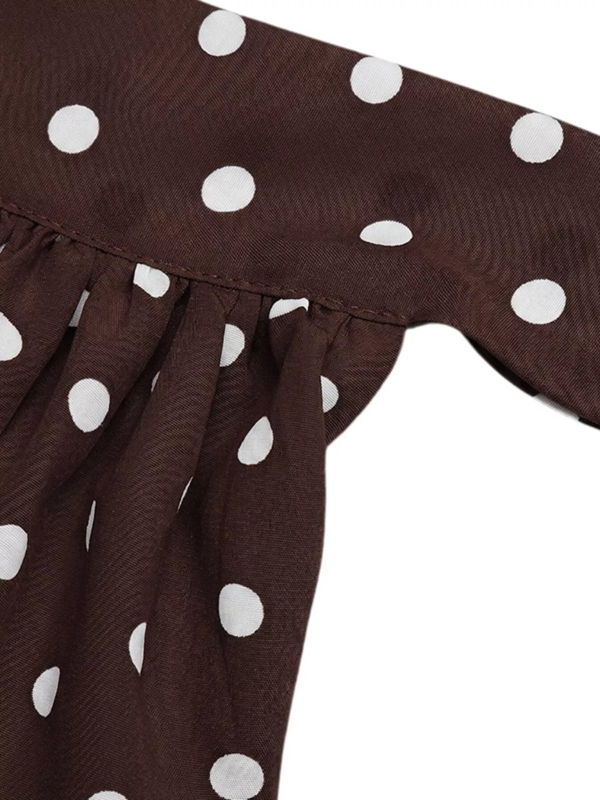 Prickig miniklänning med halterneck och knytdetalj i polyester – bild 18