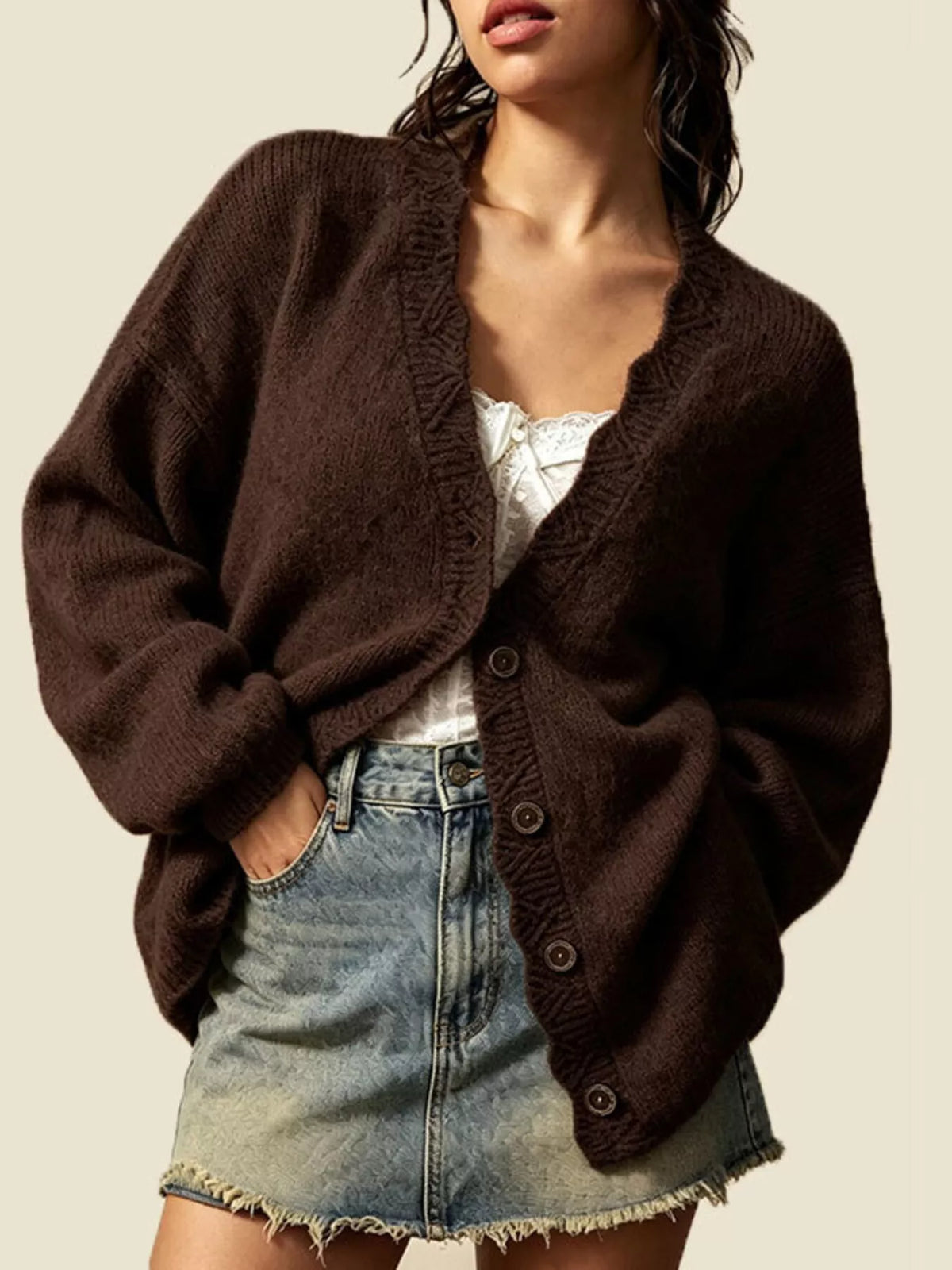 Oversize cardigan – bild 5