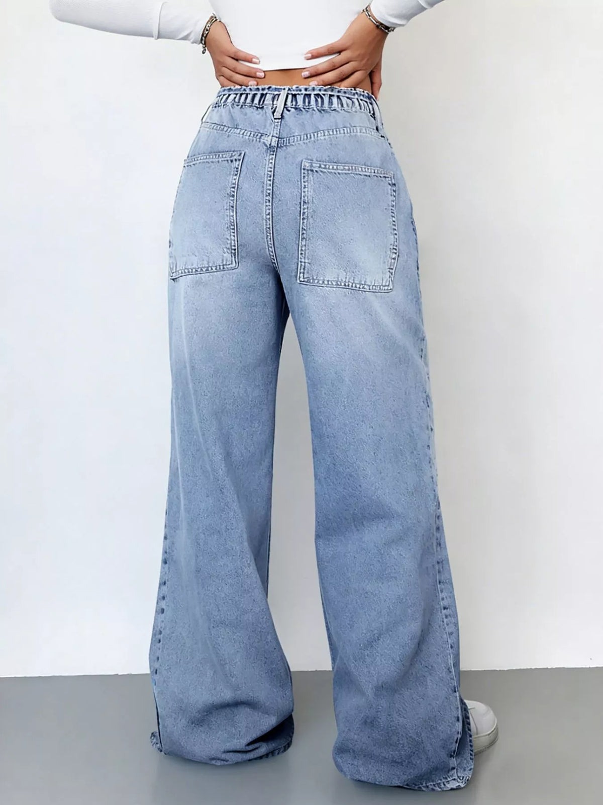 Vida jeans med lockfickor – bild 4