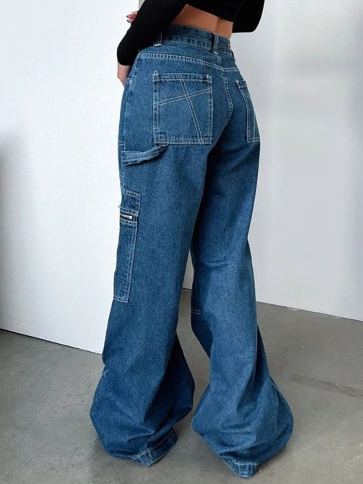 Vida jeans med dragkedja – bild 5