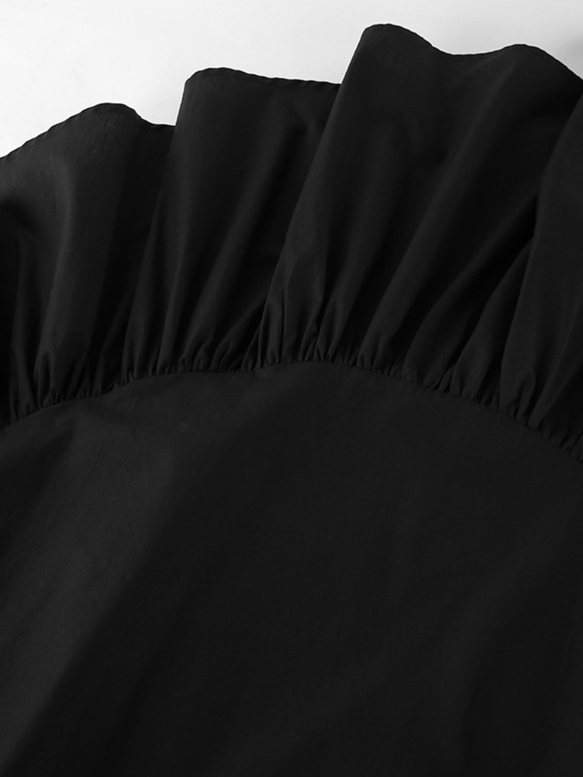 Asymmetrisk midikjol med volang – bild 7