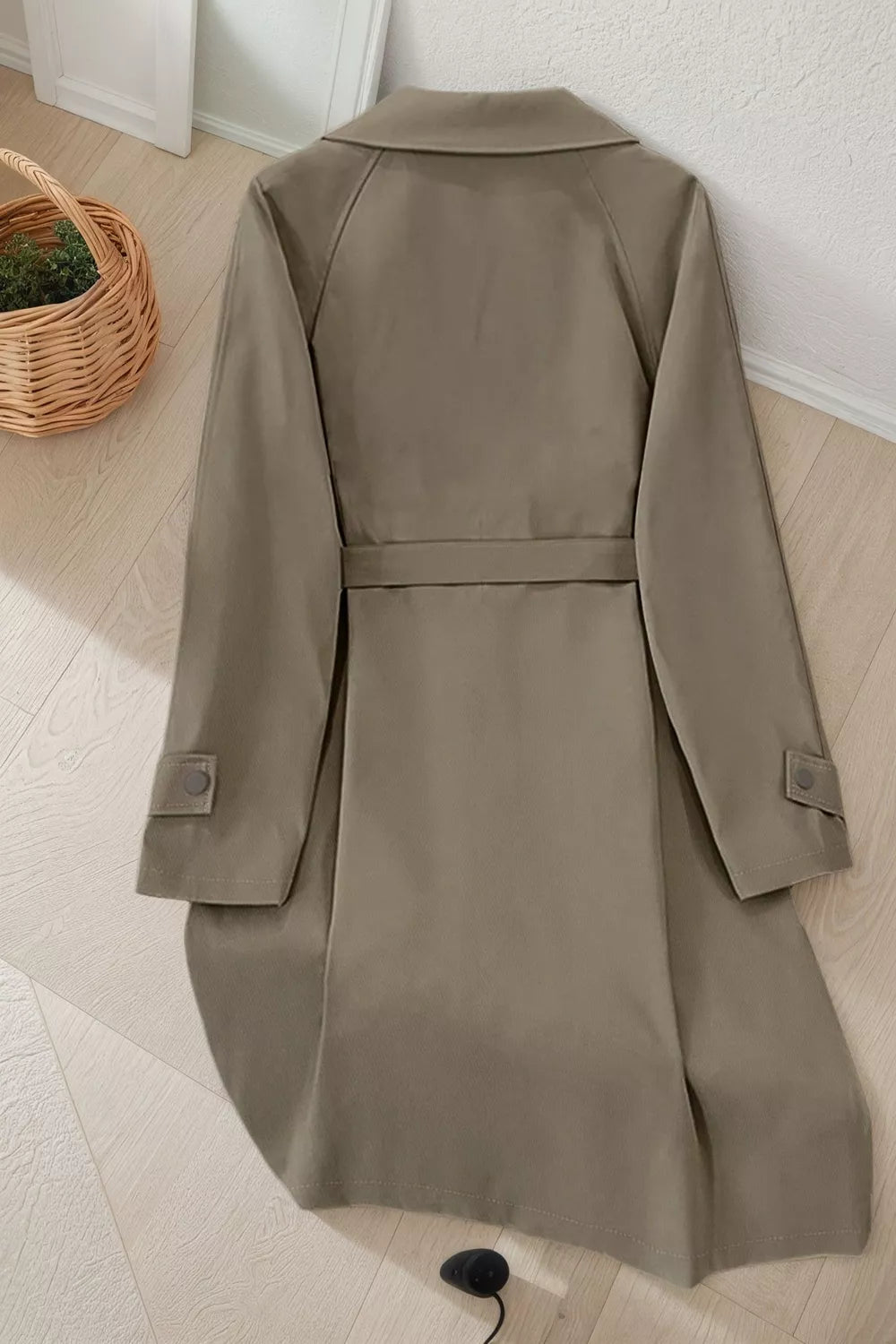 Trenchcoat med slagkrage – bild 10