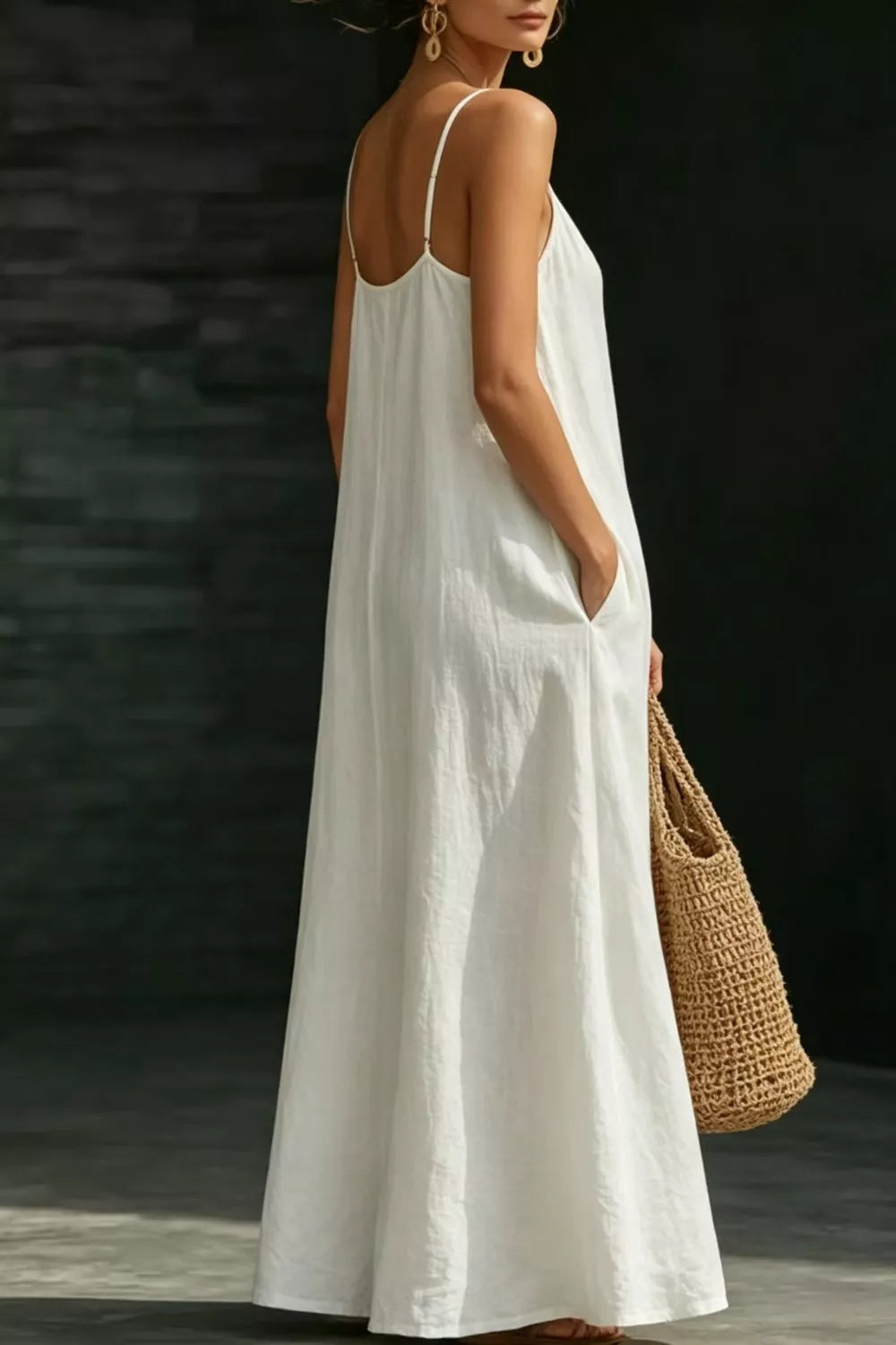 Ledigt sittande maxiklänning – bild 2