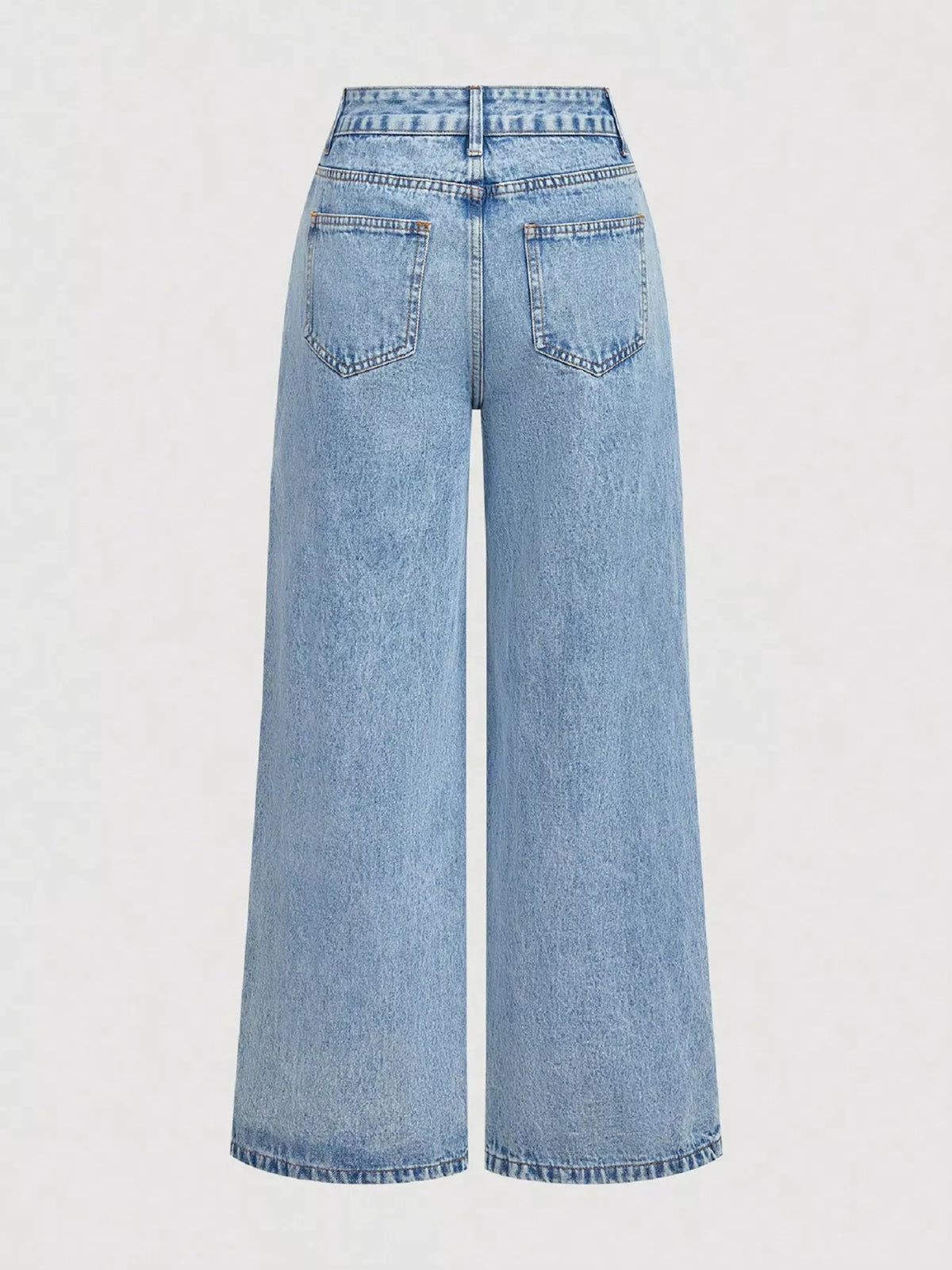 Vida broderade jeans med fickor – bild 5