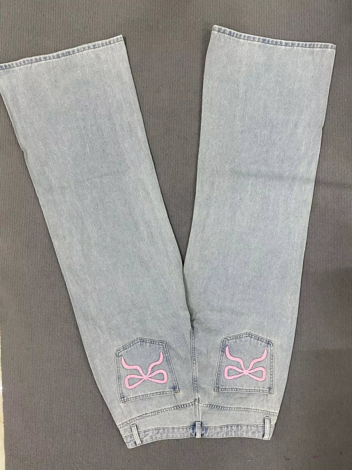 Vida jeans med grå tvätt – bild 6