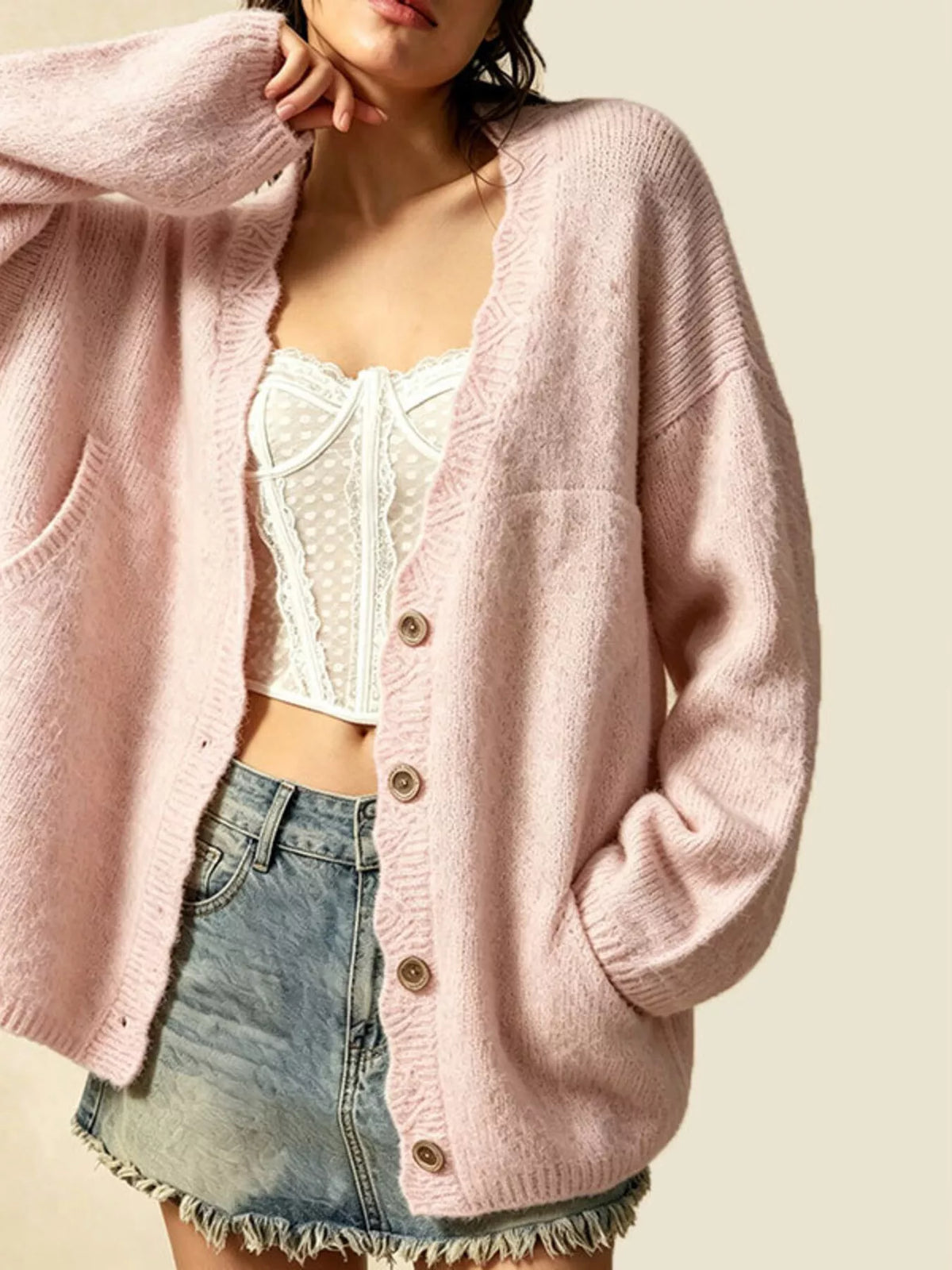 Oversize cardigan – bild 9