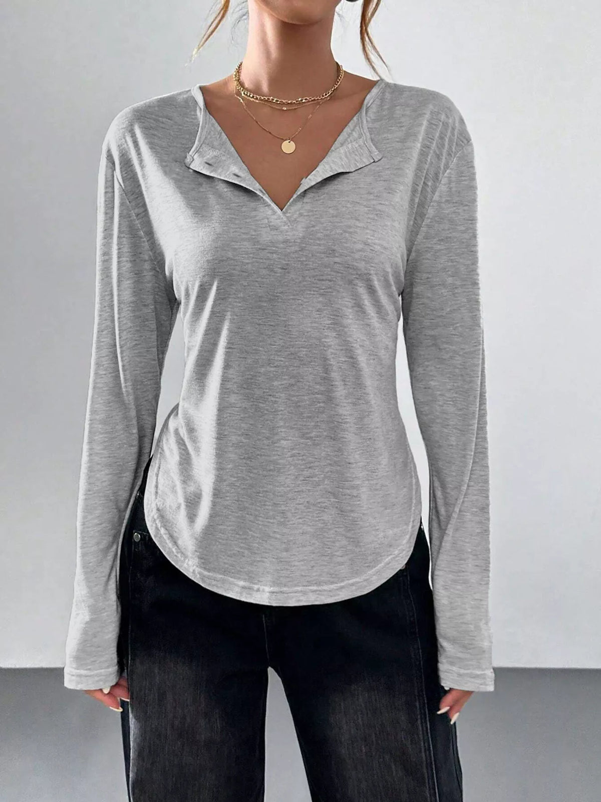 Långärmad t-shirt – bild 4