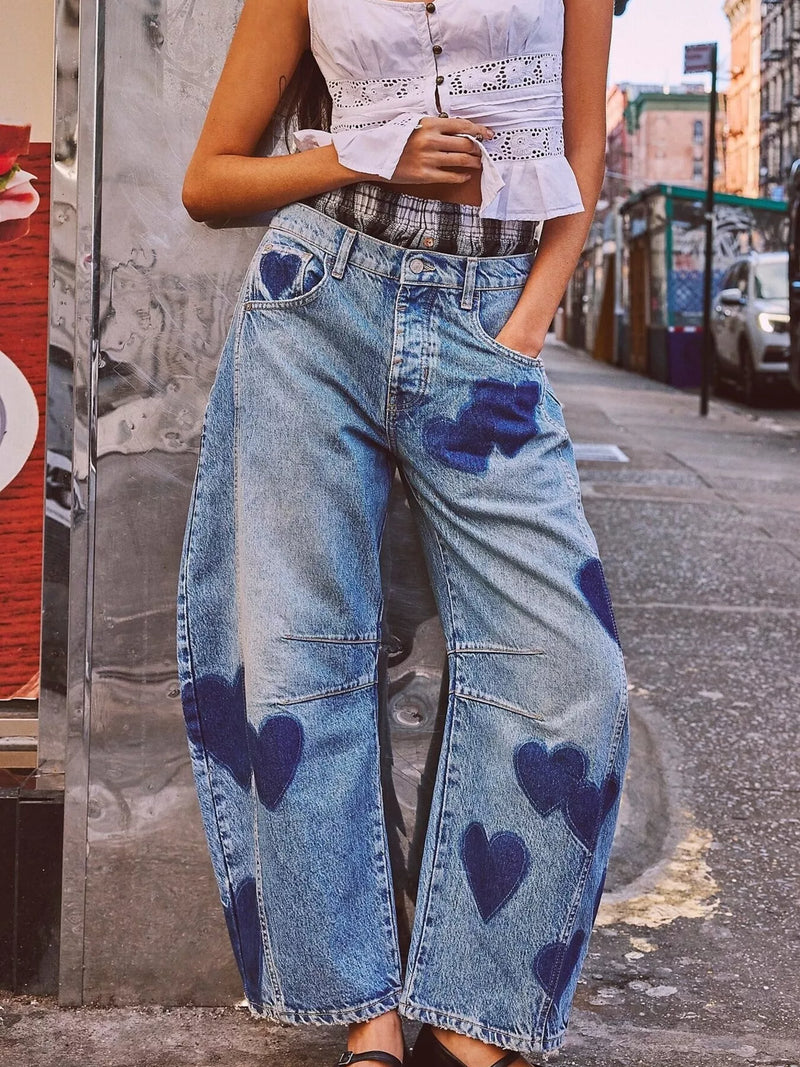 Vida jeans med medelhög midja