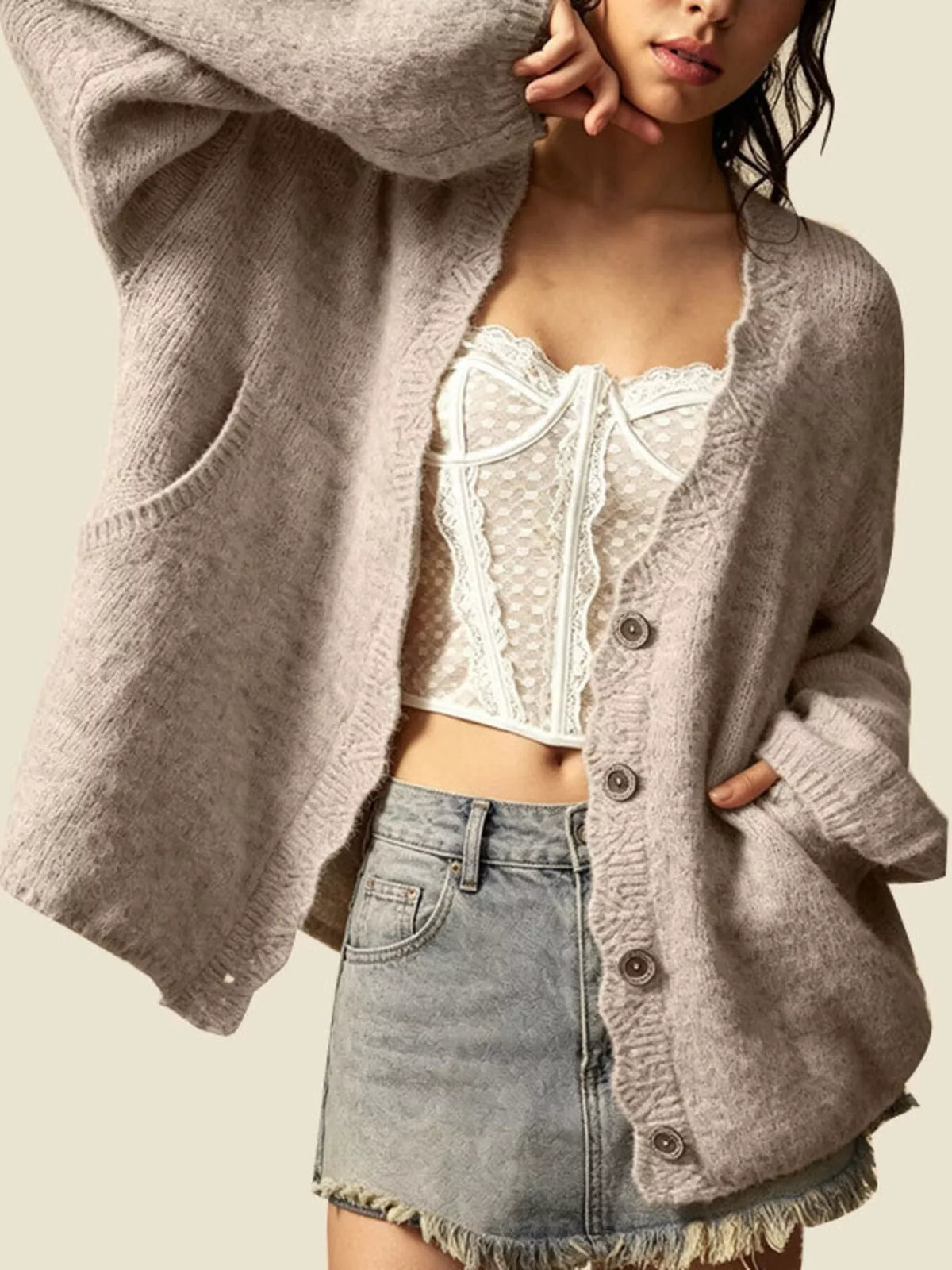 Oversize cardigan – bild 11