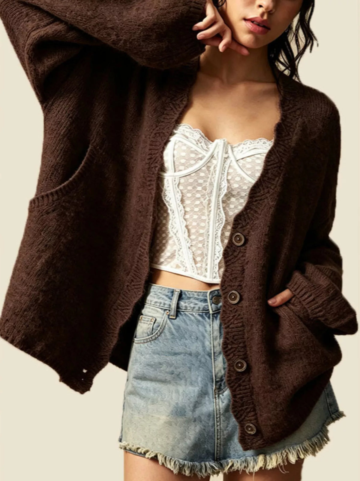 Oversize cardigan – bild 6