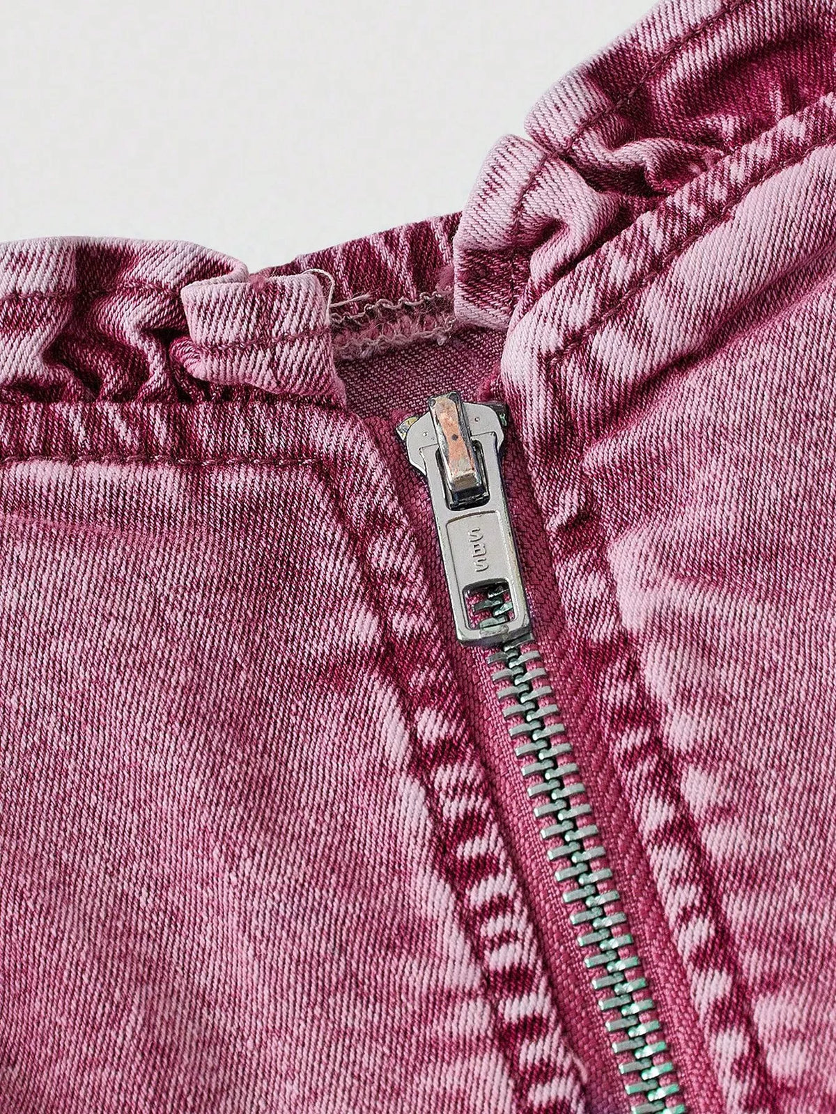 Linne i denim med hjärtformad urringning – bild 8