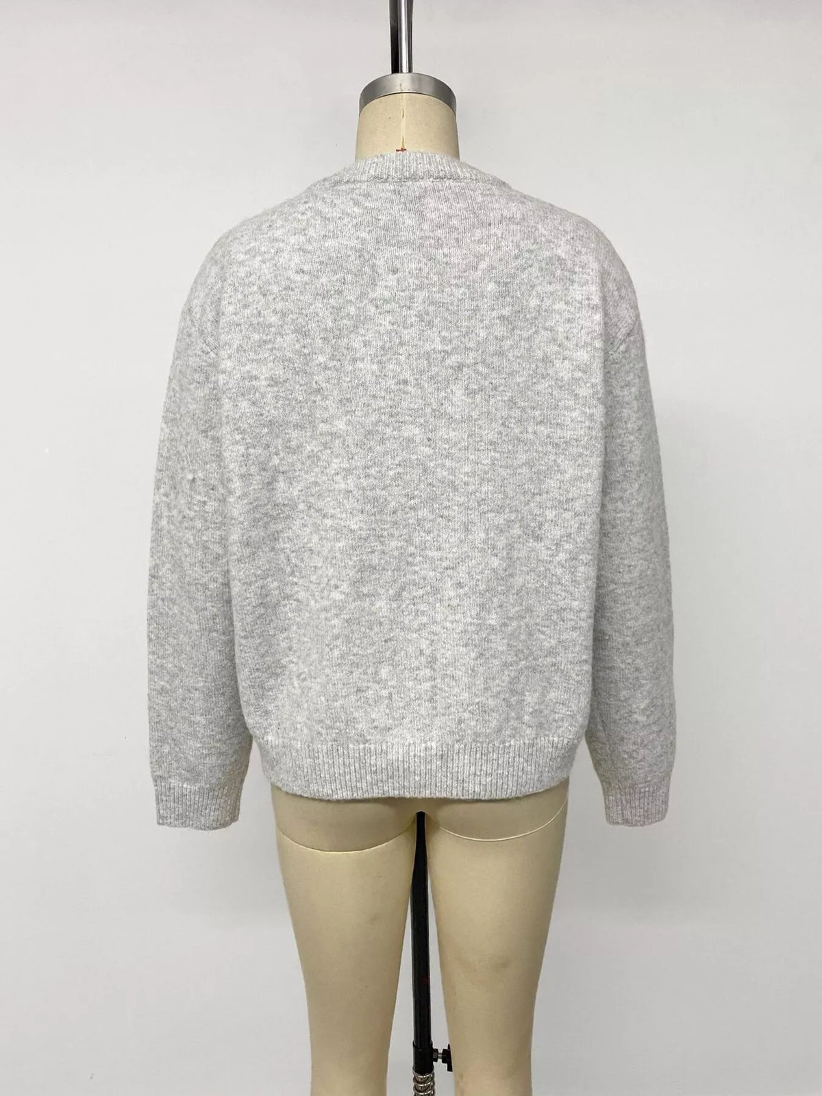 Cardigan med rund halsringning och knappstängning – bild 22