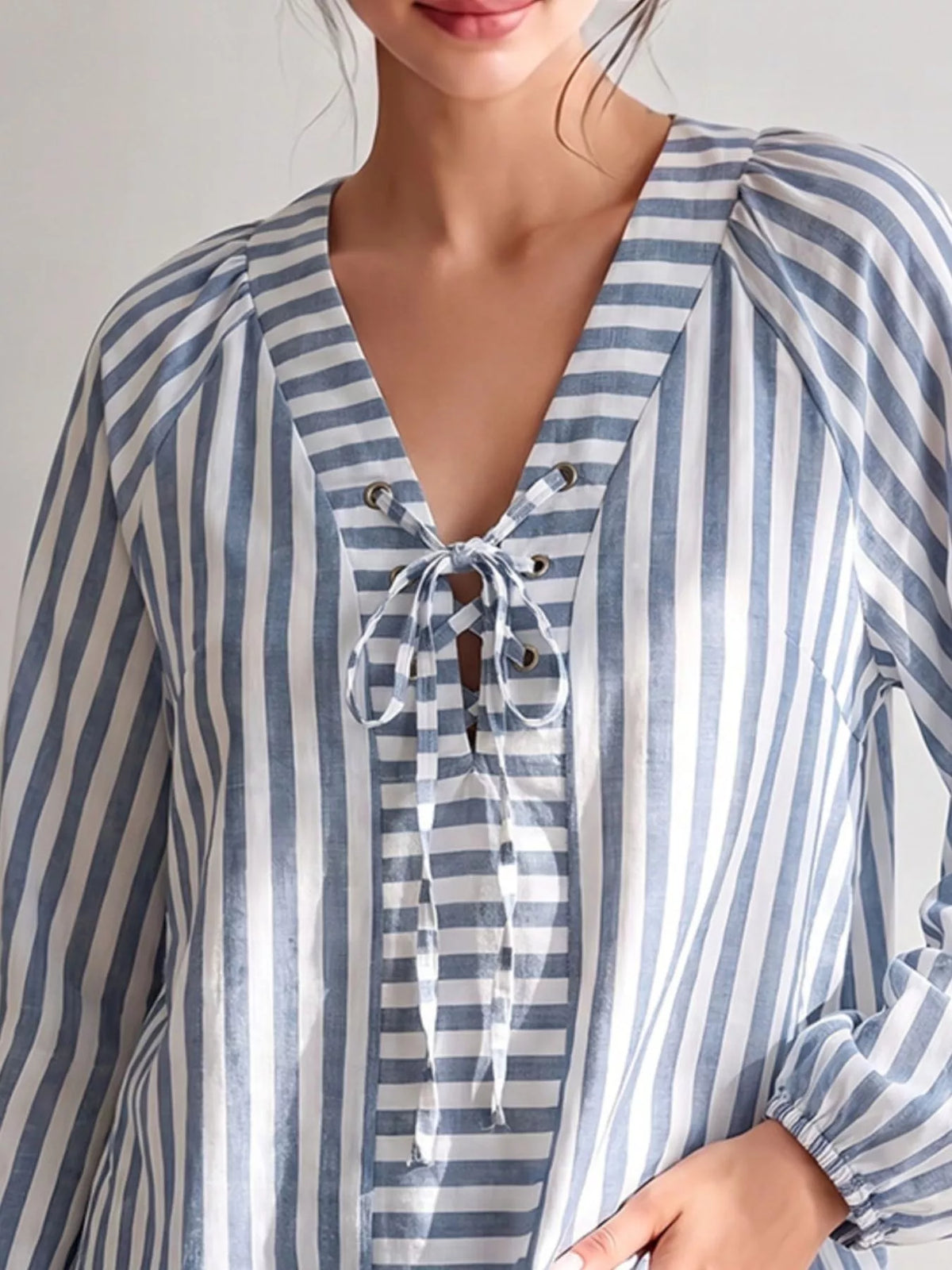Randig blus – bild 3