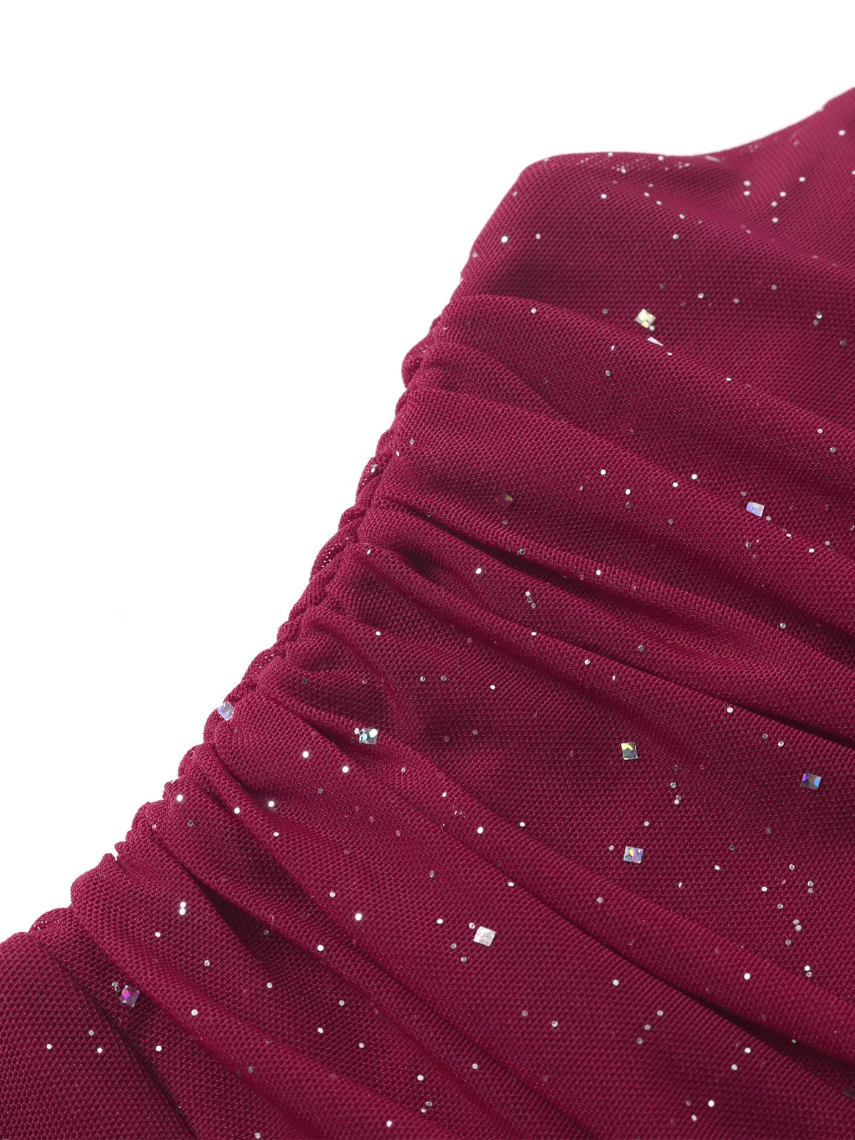 Tubmodell maxiklänning i glitter med sjöjungfrusilhuett – bild 15