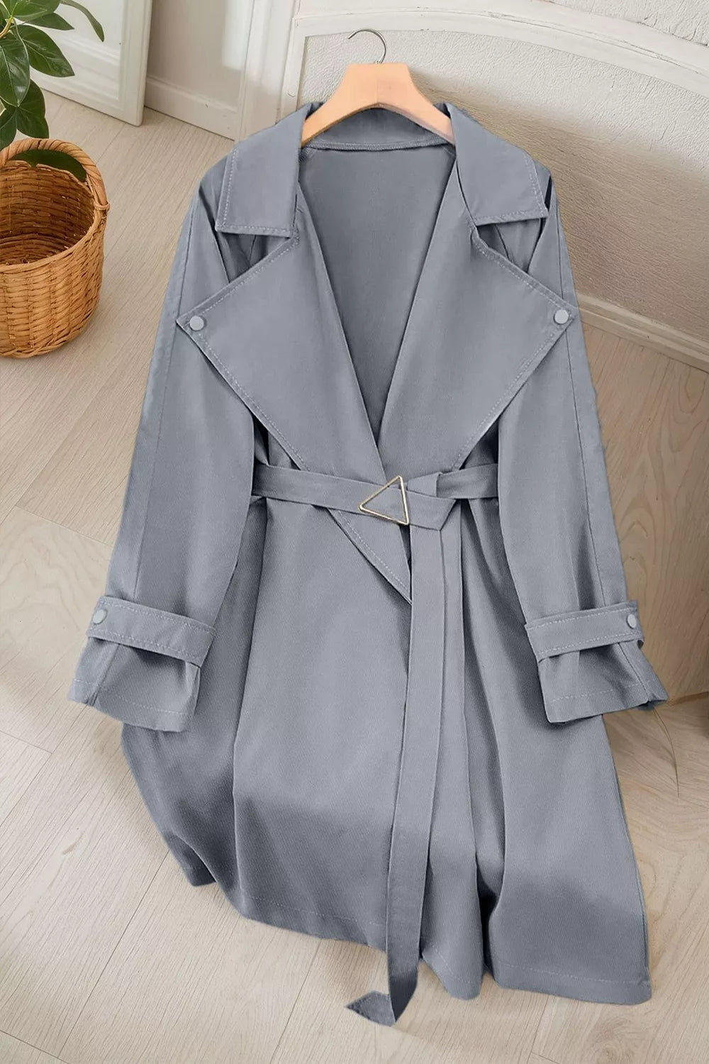 Trenchcoat med slagkrage – bild 14