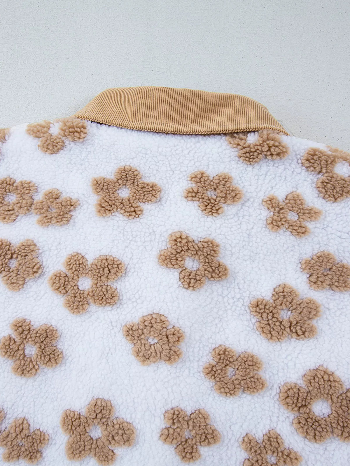 Blommig jacka i fleece – bild 8