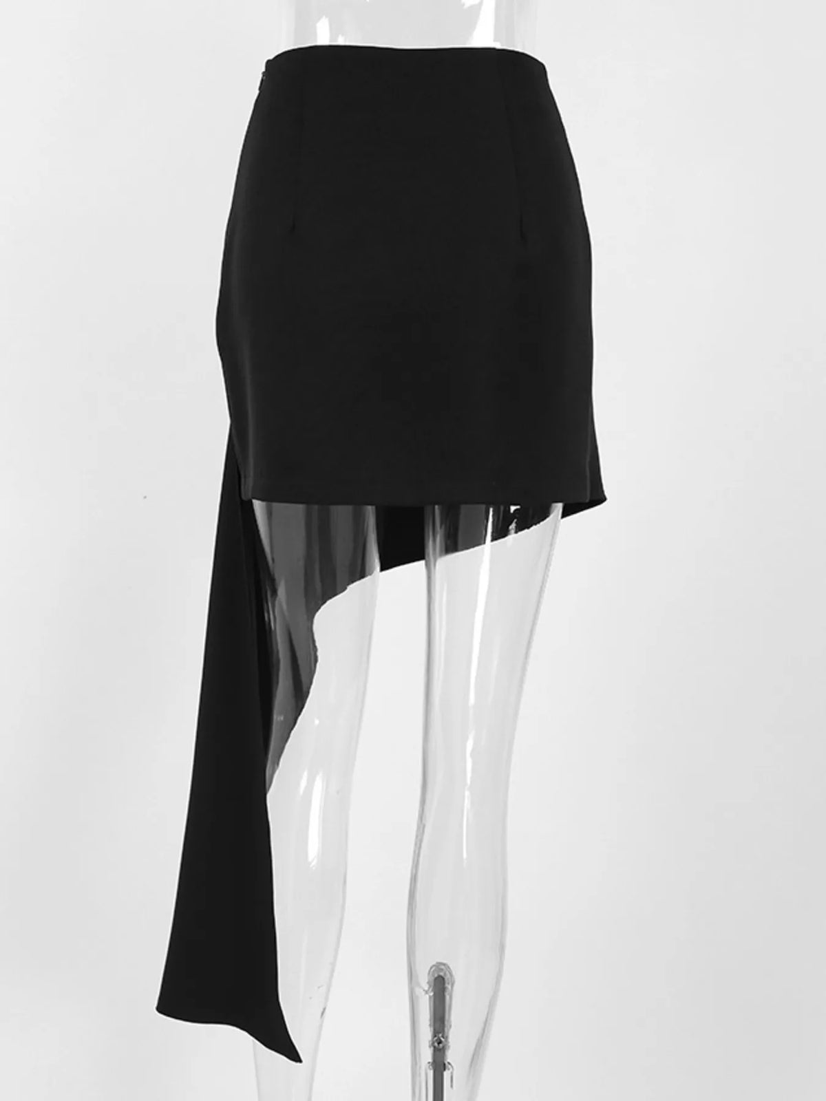 Draperad minikjol – bild 9