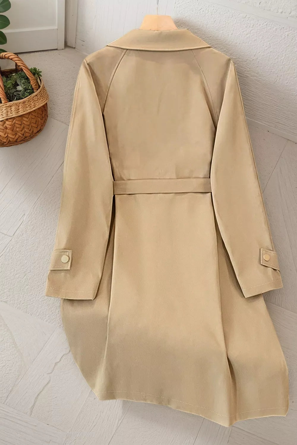 Trenchcoat med slagkrage – bild 2