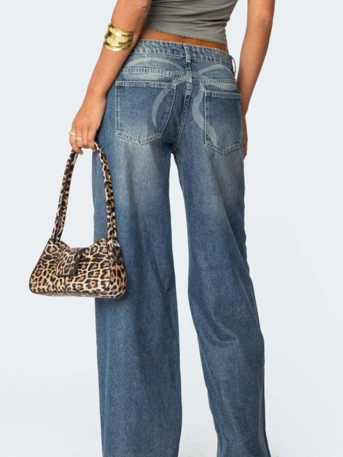 Golvlånga jeans – bild 3