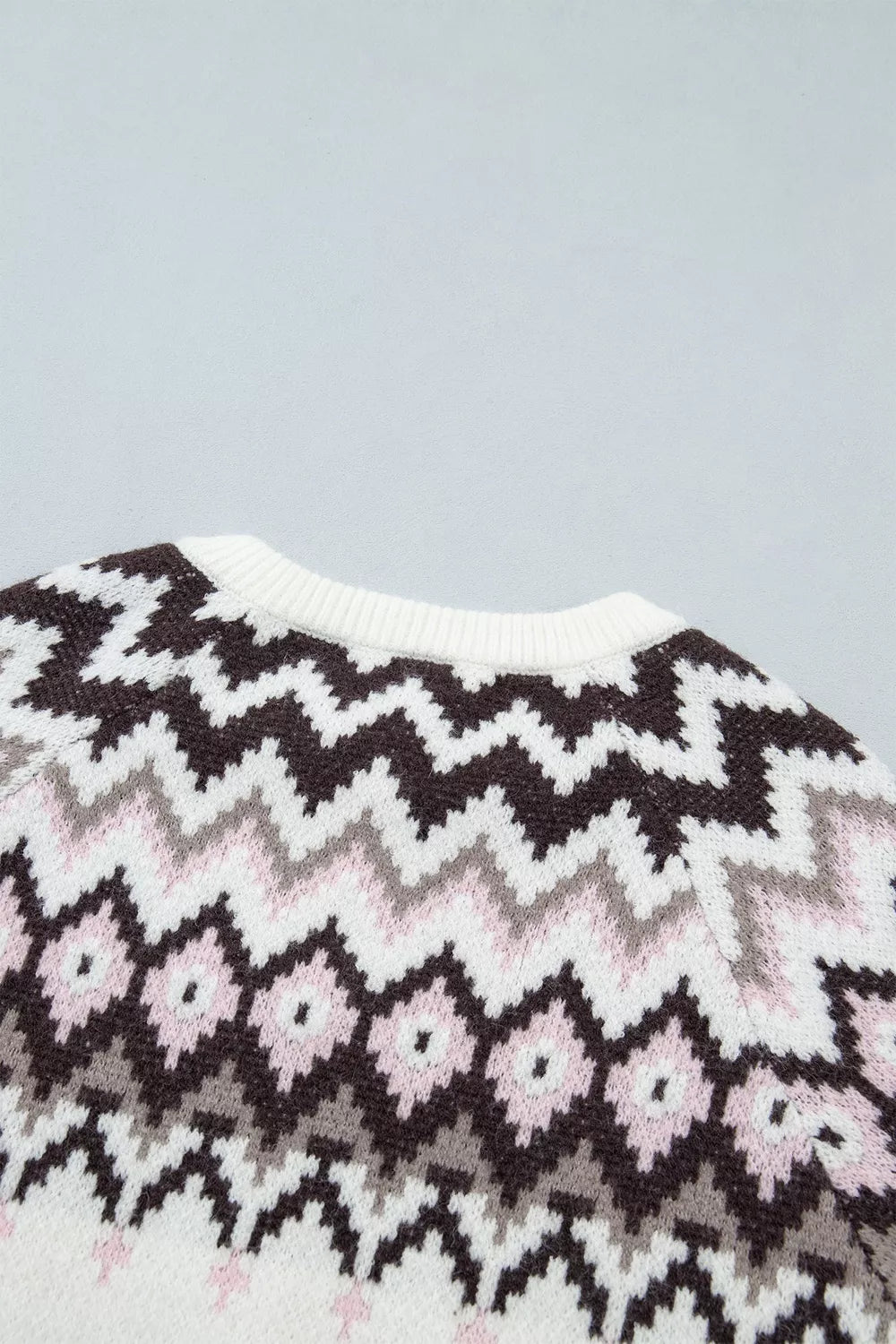 Geometriskt mönstrad cardigan – bild 10