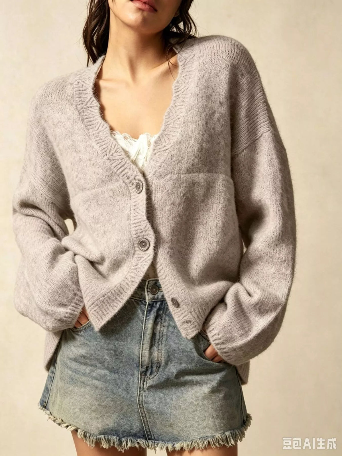 Oversize cardigan – bild 12