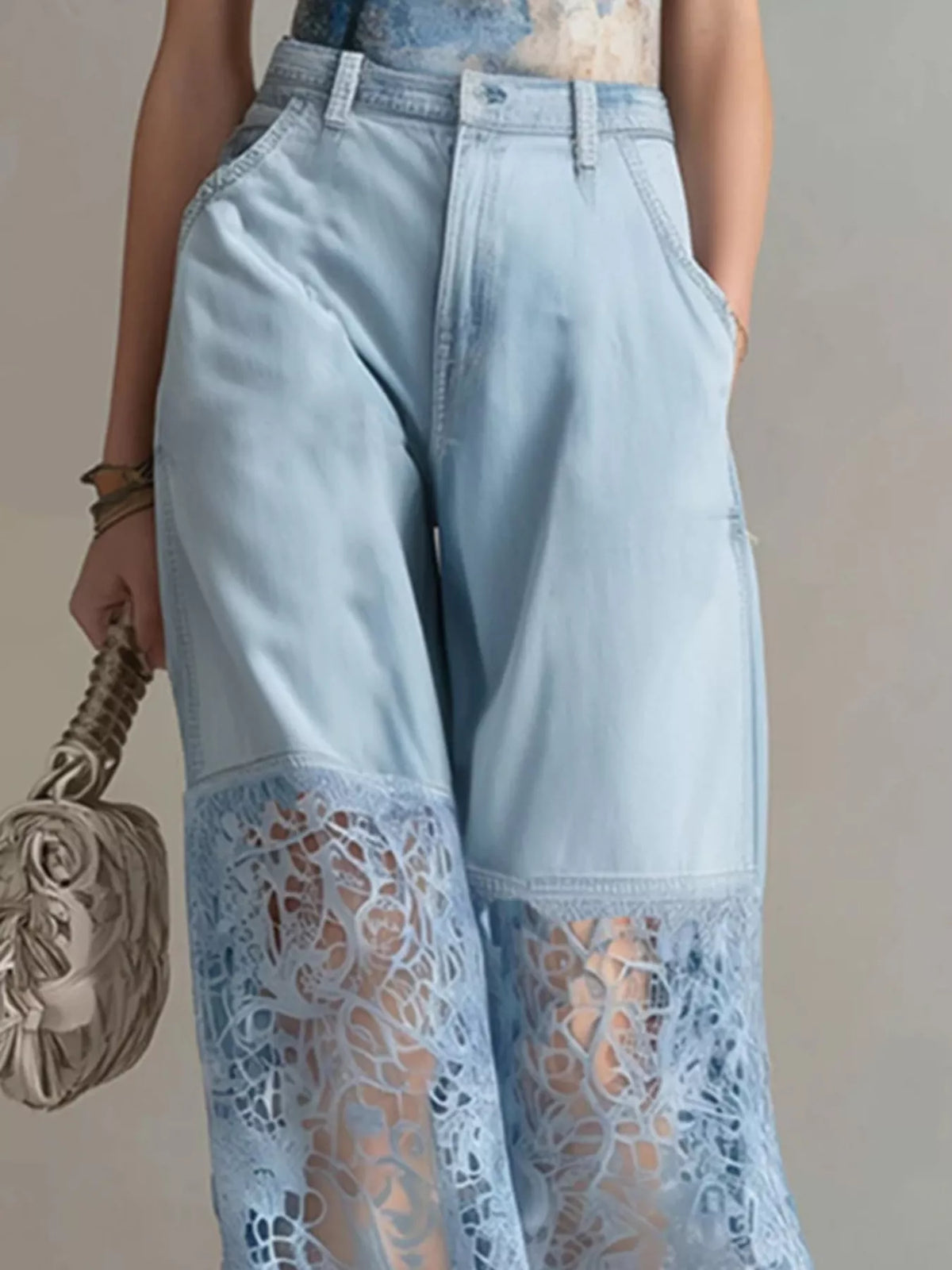 Jeans i patchwork – bild 2