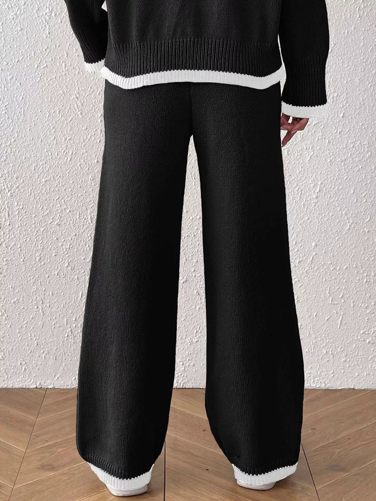 Blommiga byxor med hög midja – bild 9