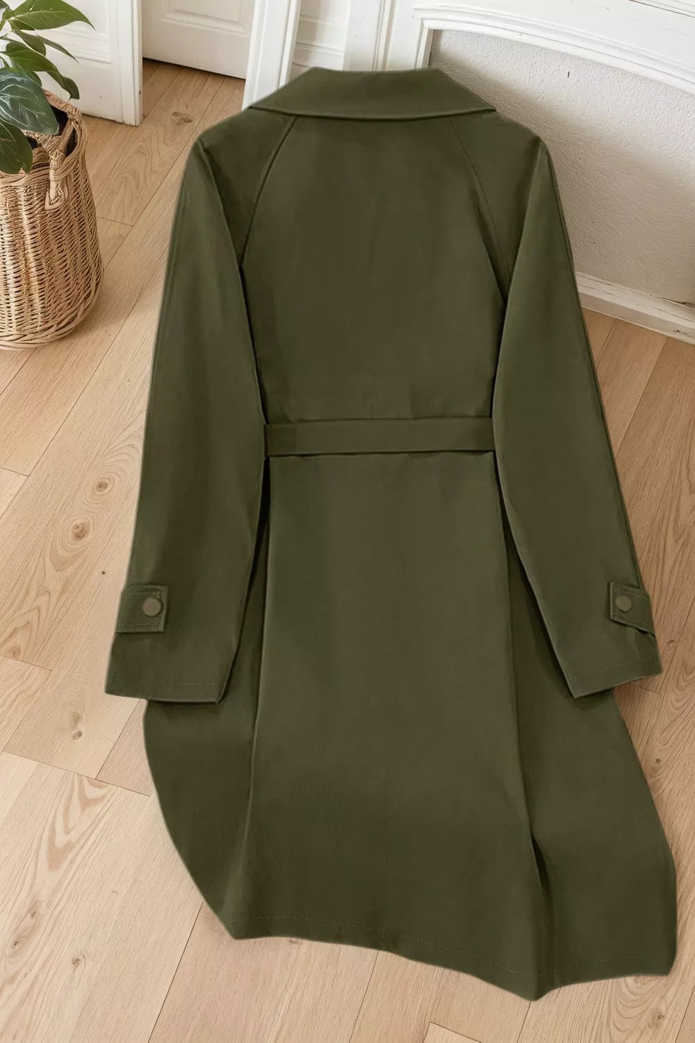 Trenchcoat med slagkrage – bild 7