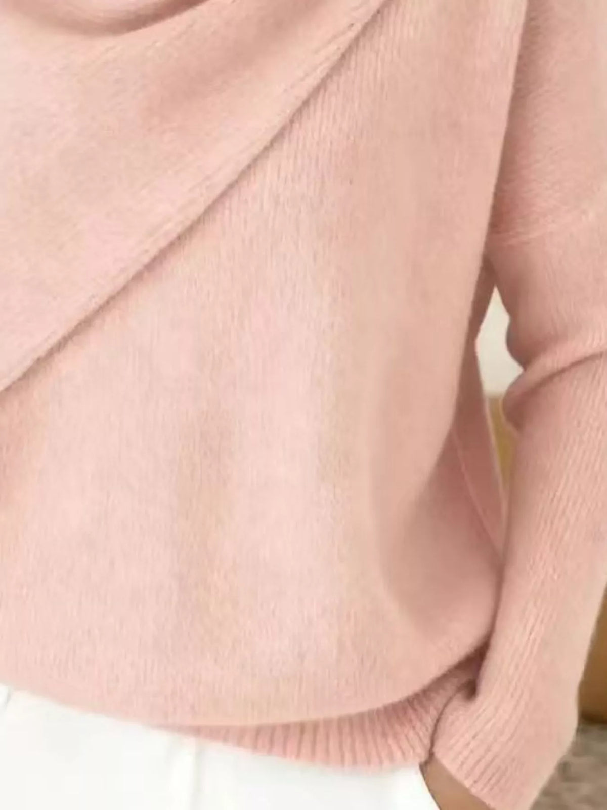 Tröja med draperad halsringning – bild 27