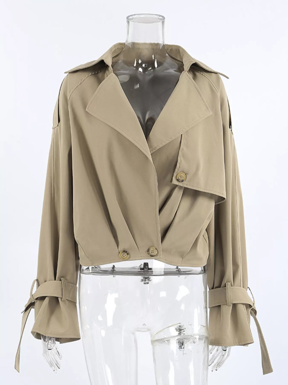 Asymmetrisk trenchcoat – bild 10