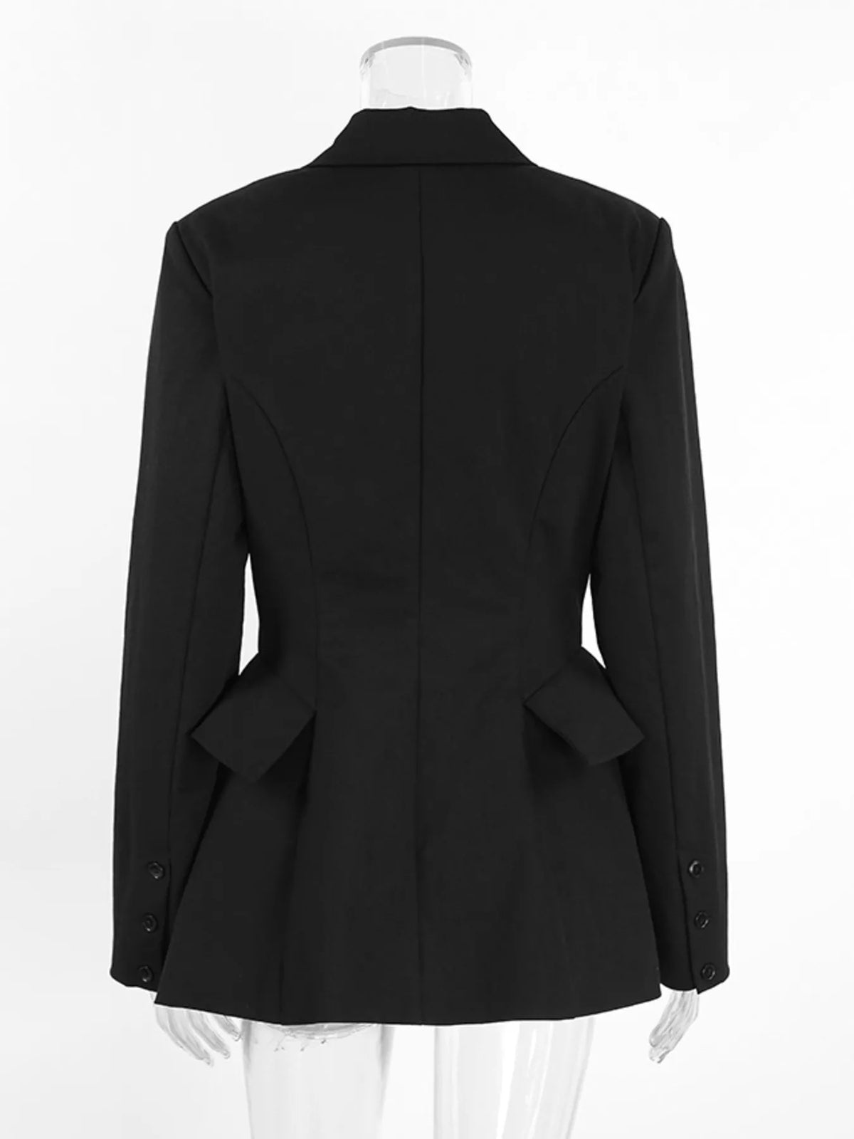 Dubbelknäppt blazer med lockfickor – bild 11