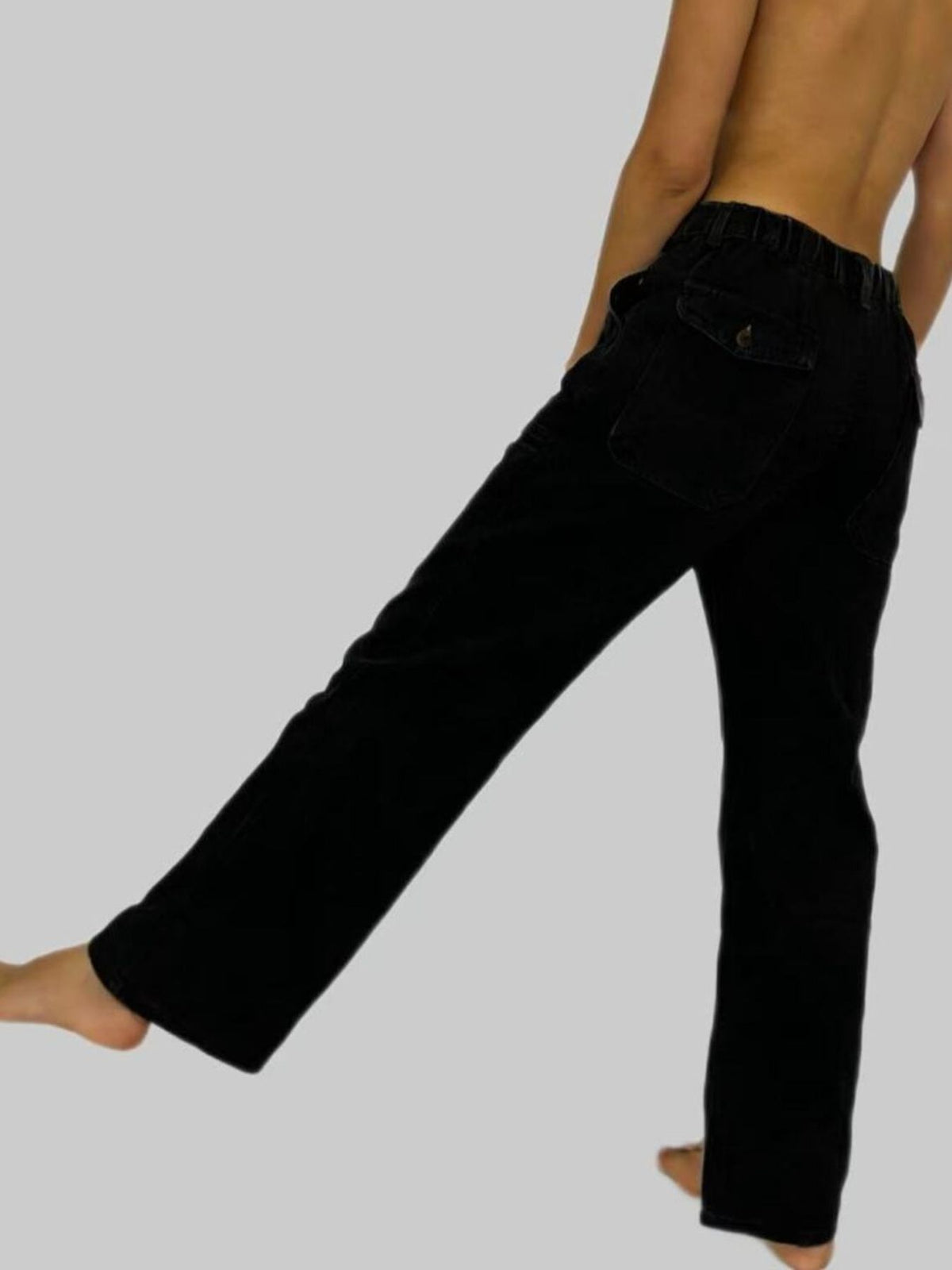 Vida jeans med kontrastsöm – bild 6